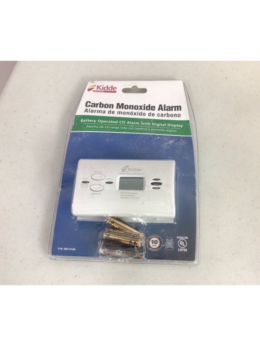 Kidde Carbon Monoxide Alarm Battery Powered New
